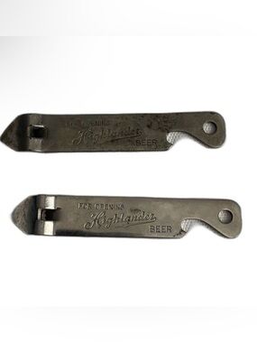 Vintage Highlander Beer Bottle Openers-set of 2
